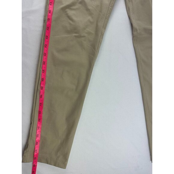 Lululemon ABC Pants Mens 30x30 Khaki Slim Fit Warpstreme Trouser Preppy - Picture 6 of 8